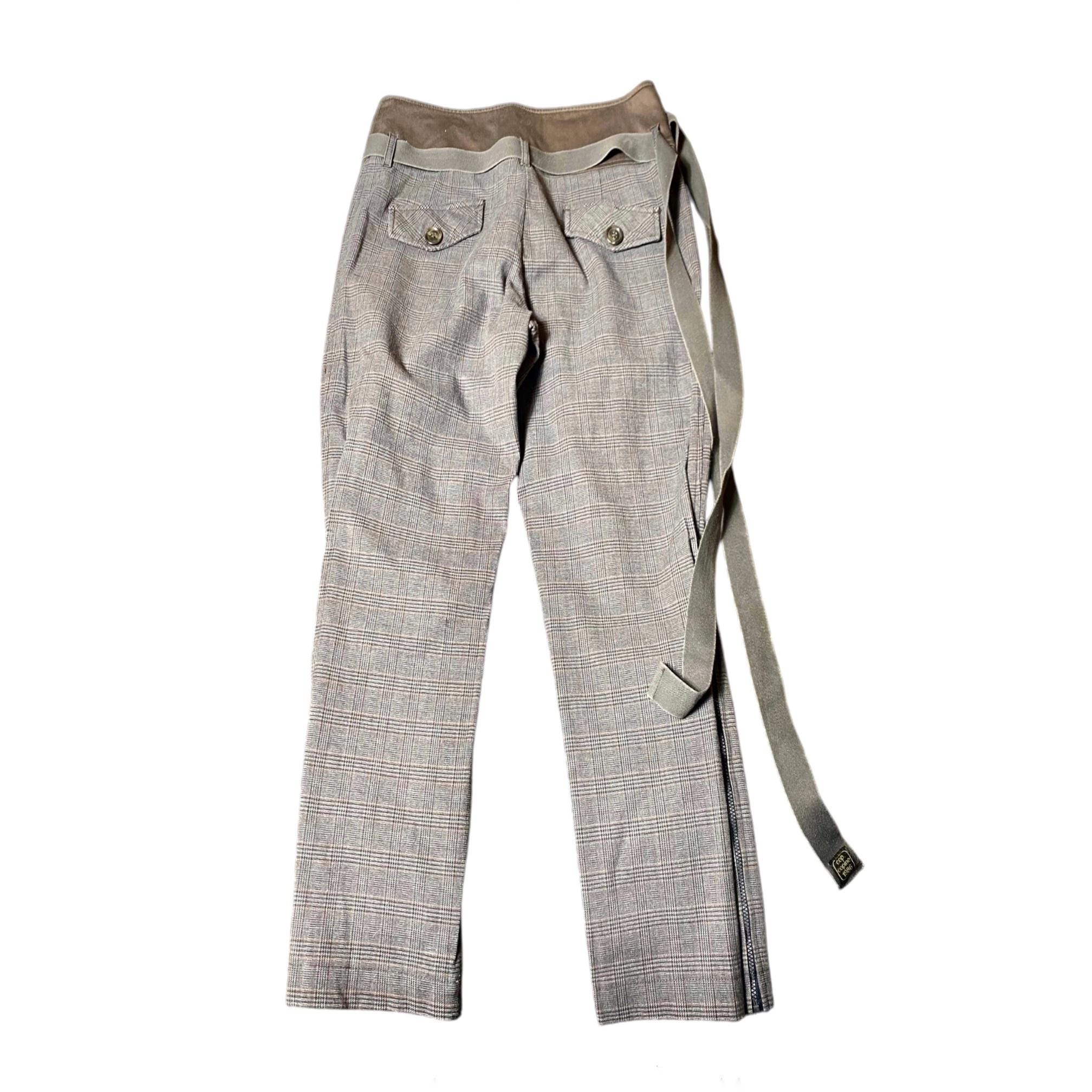 The Cop Copine Long Lace Belted Pants - Etsy