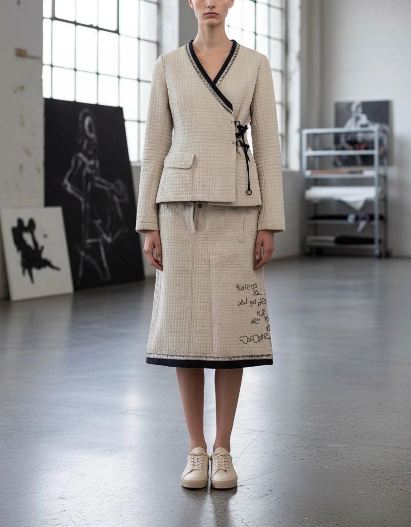 cop.copine ワンピース The Cop Copine Neutral Kimono Set - Etsy Canada