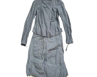 Rare Vintage Cop Copine Asymmetrical Knit Top Grunge Y2K Euro