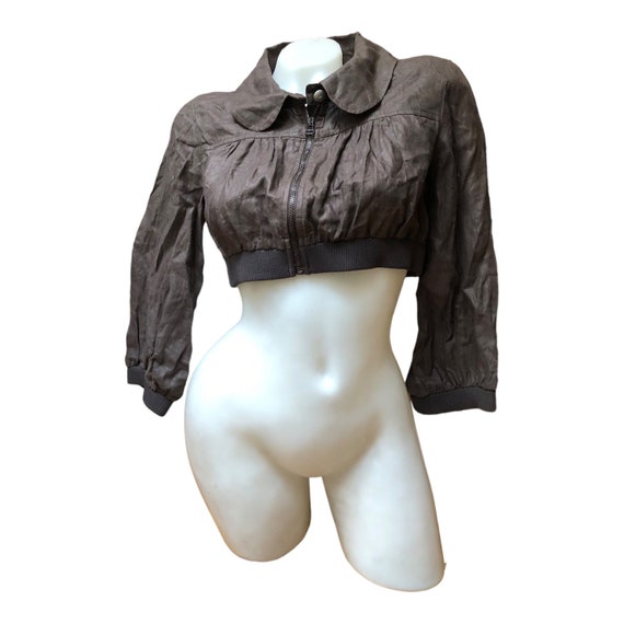 専用Cop Copine ×2 カーキベージュ　薄手　ジップアップ、トップス The Cop Copine Bella Cropped Zipped Micro Jacket - Etsy