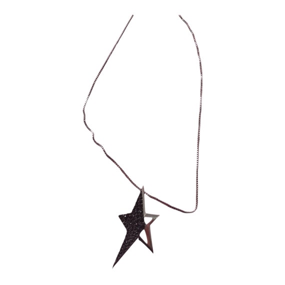 The Thierry Mugler Black Rhinestones Necklace - Etsy