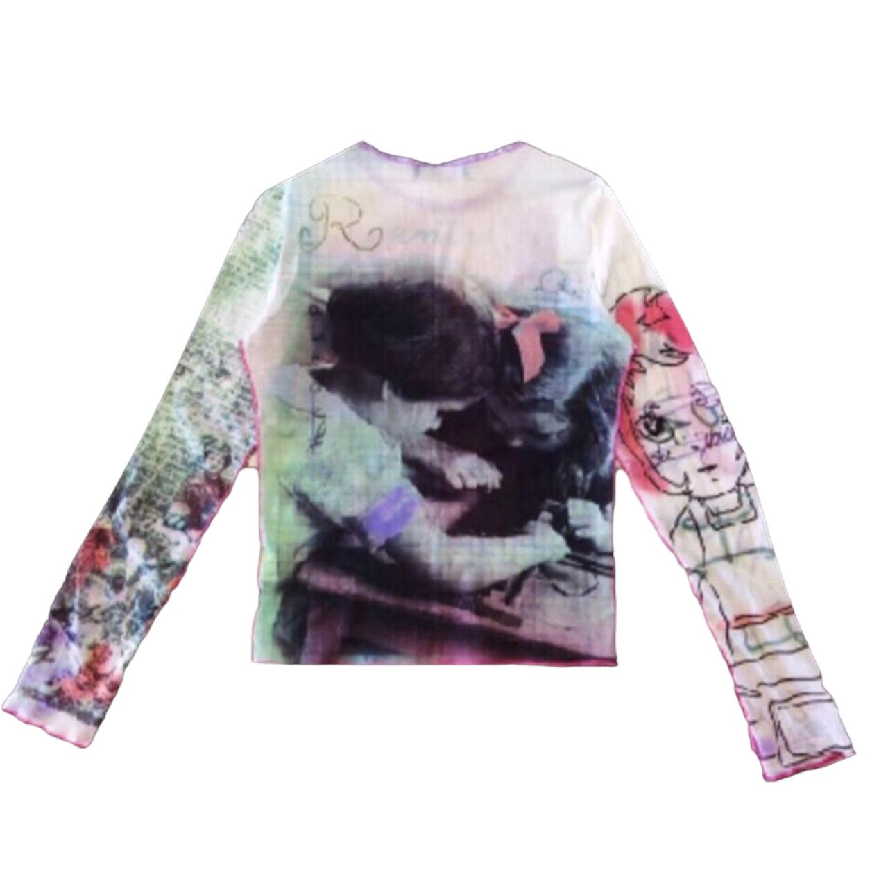 The Cop Copine Kids Drawing Mesh Top - Etsy