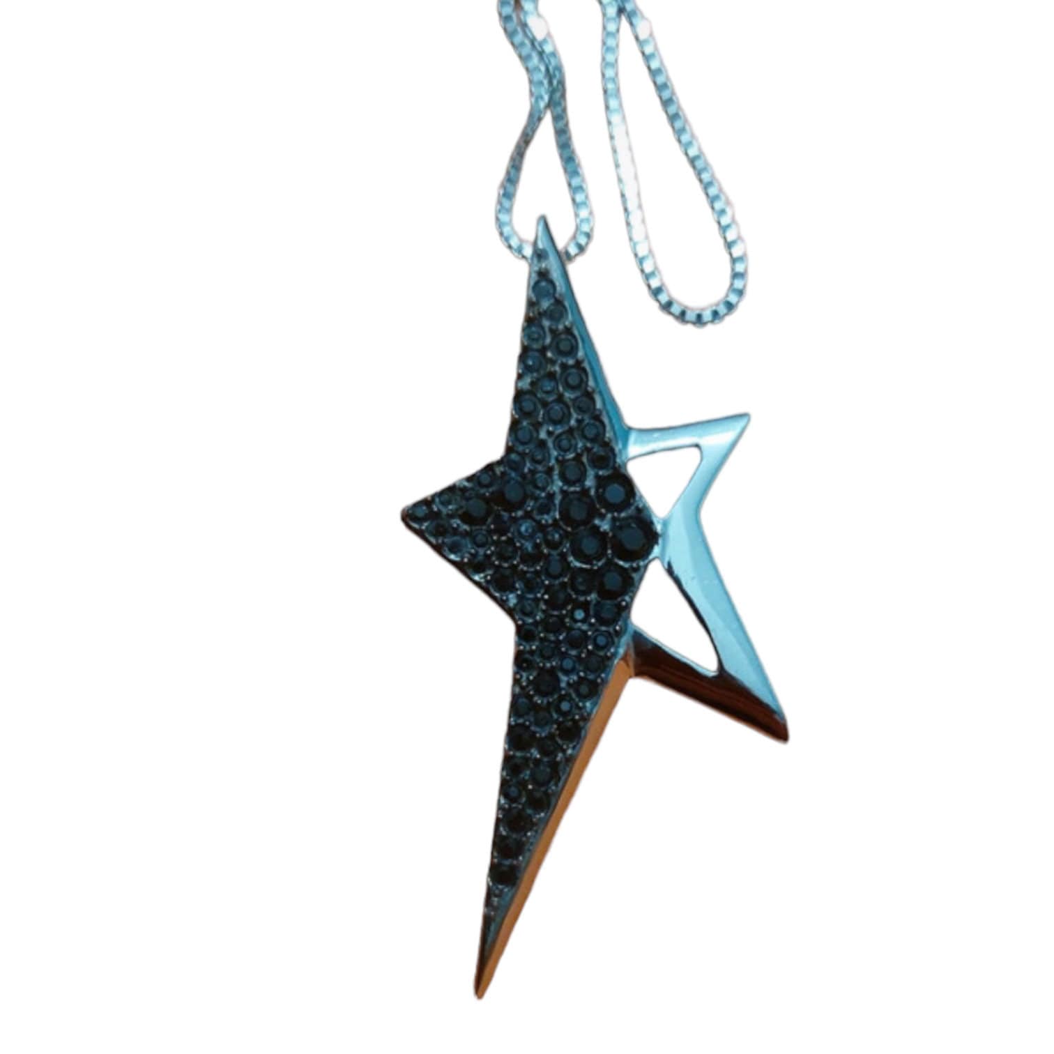 The Thierry Mugler Black Rhinestones Necklace - Etsy