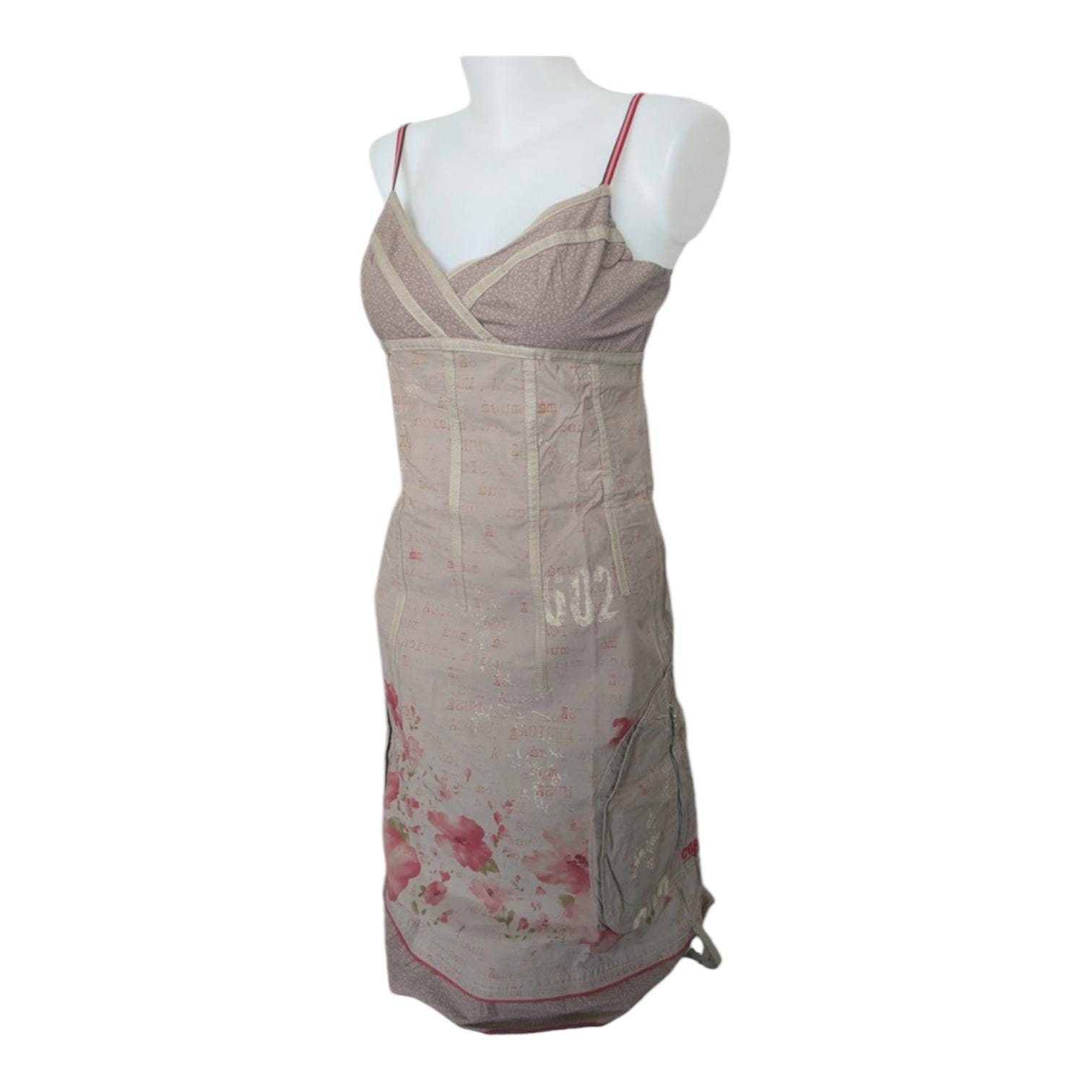 The Cop Copine Neutral Flower Dress