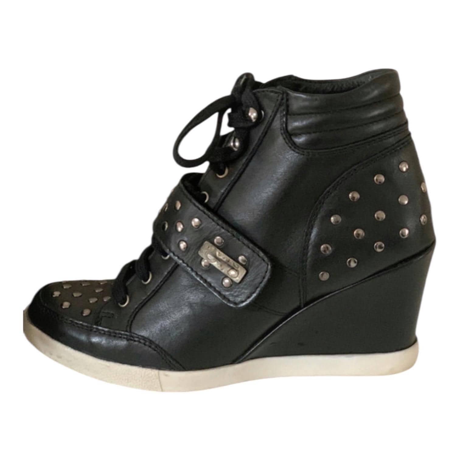 The Studded Wedge Heel Sneakers - Etsy UK