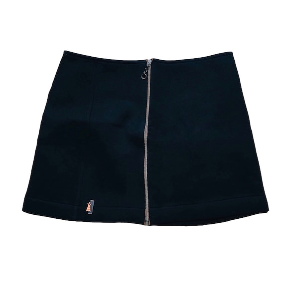 Neoprene top ruched skirt