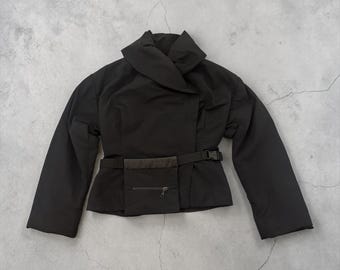 The Belted Wrap Around Puffer Jacket