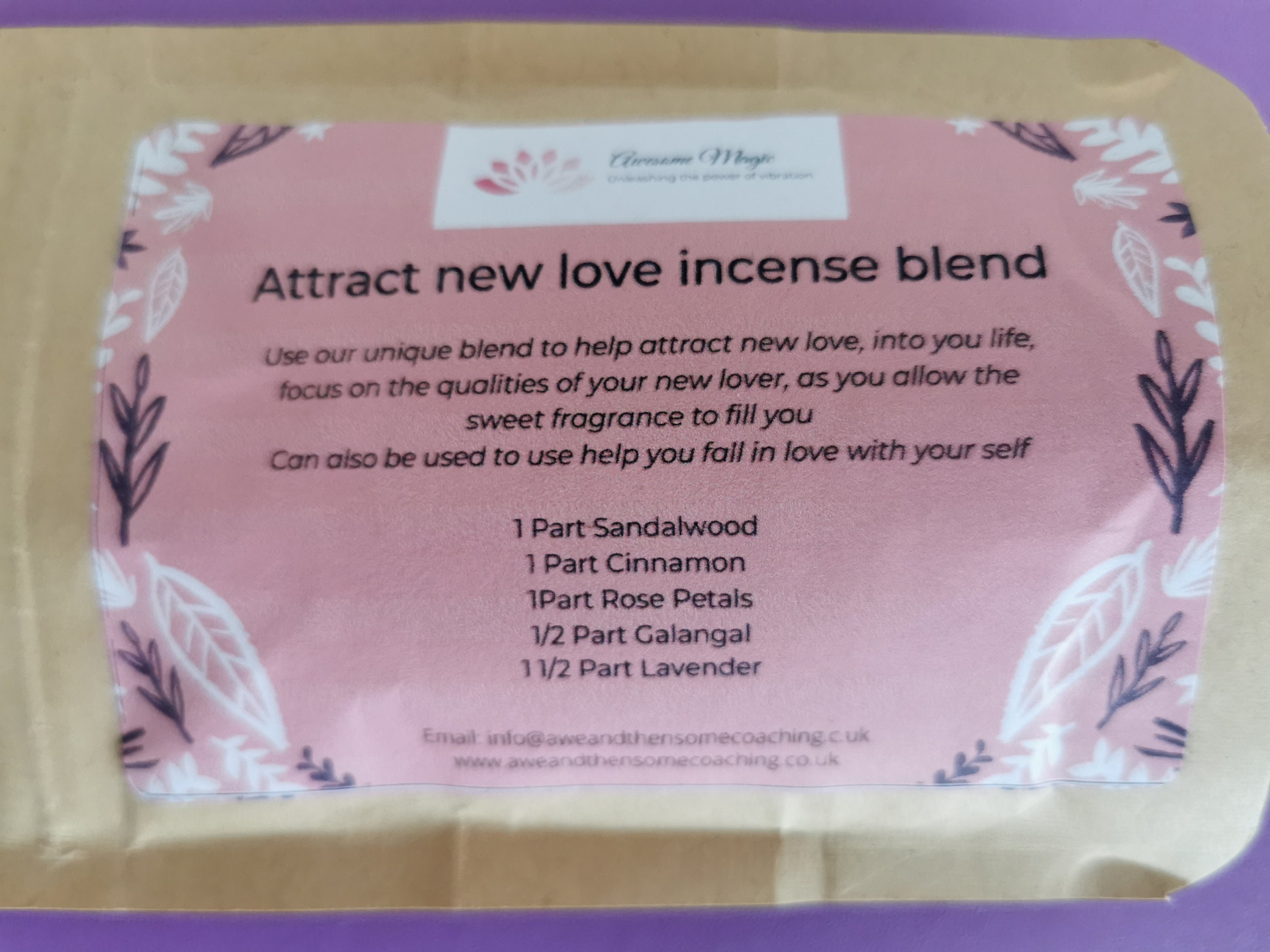 Attract New Love Incense Etsy