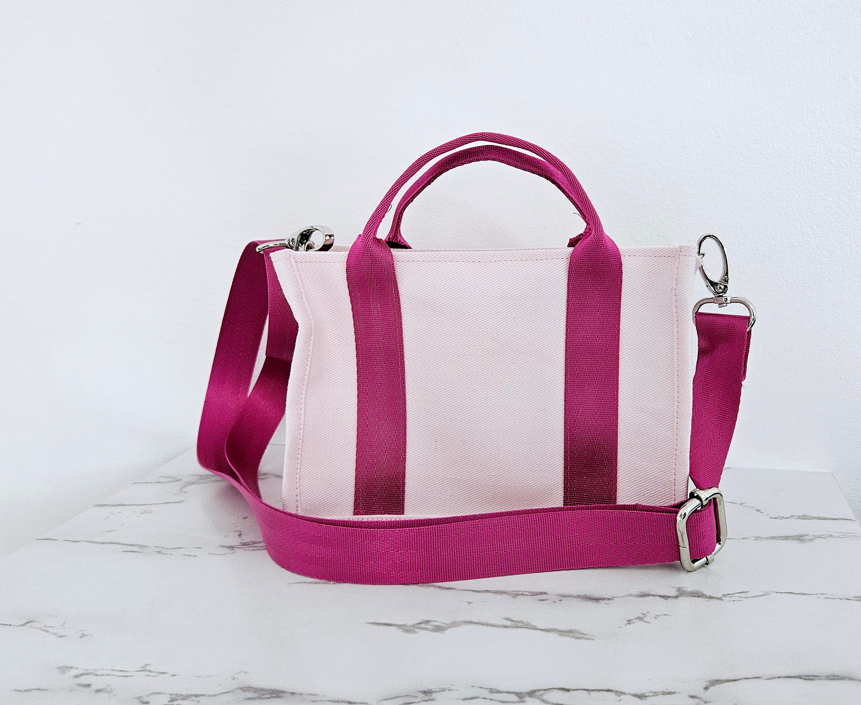 Mini Light Pink Tote Bag for Kids, Light Pink Crossbody Bag,pink Tote Bag for Girls,toddler