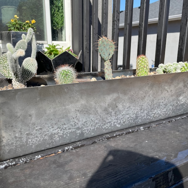 Rustic Planter Box - Etsy