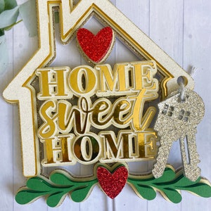 New home cake topper -  first home cake topper adult topper - house cake topper  - cake topper