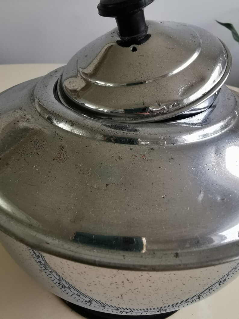 Vintage Art Deco Chrome Teapot Circa 1930's Bakelite Etsy