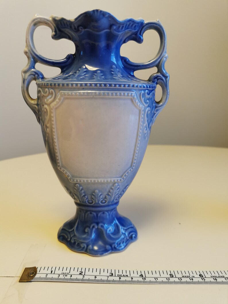 Ceramic Mantle Vase Made in England 1920s .186F REG N0 675607 Etsy