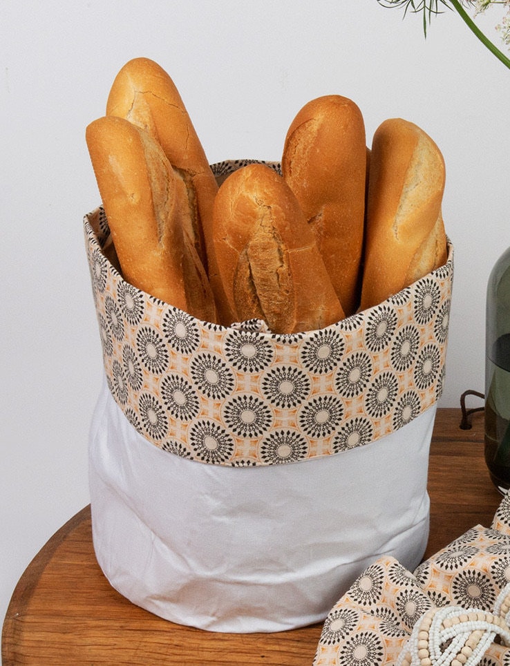 Fabric bread basket Etsy