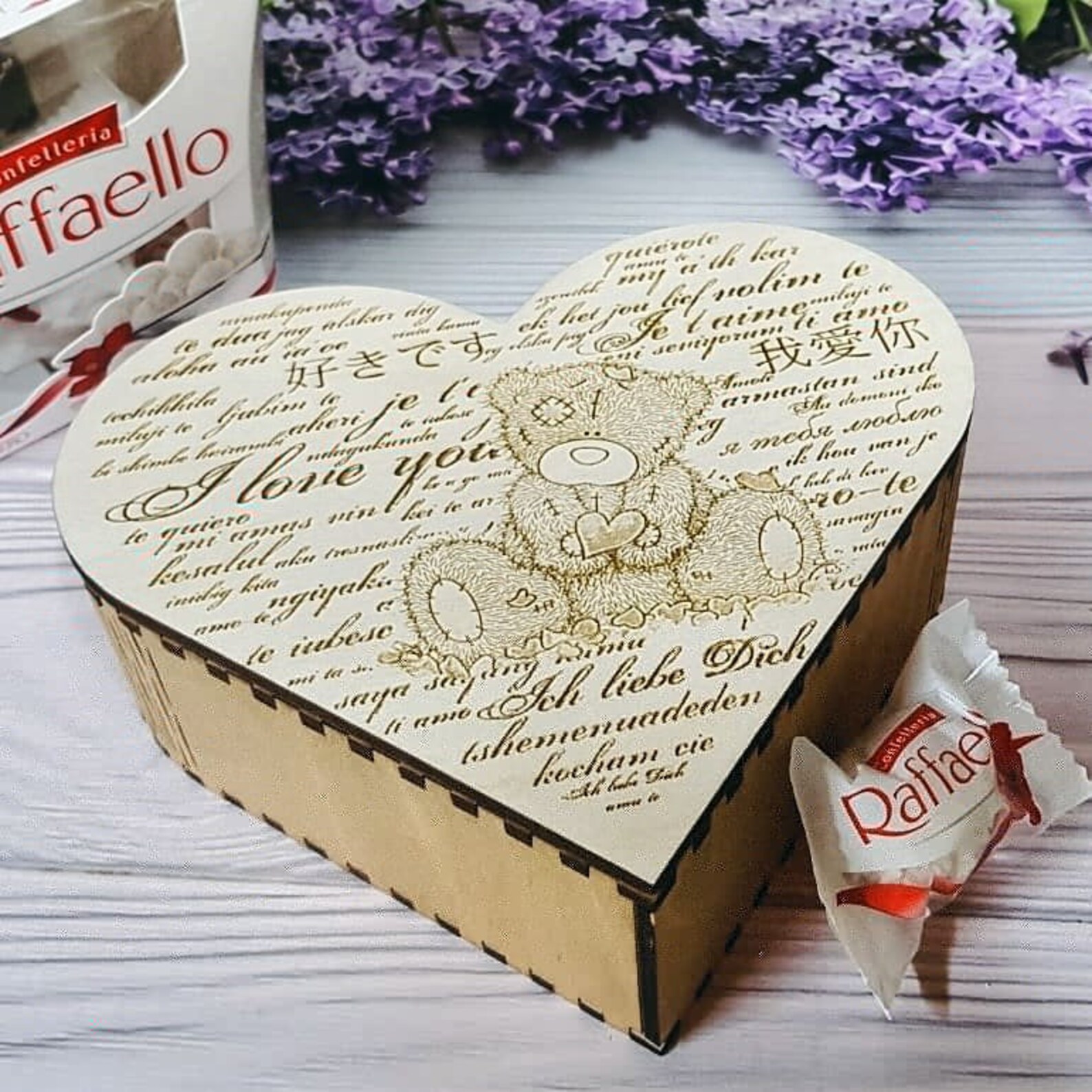 Heart box.Laser cut files SVG DXF CDR vector plans files Etsy