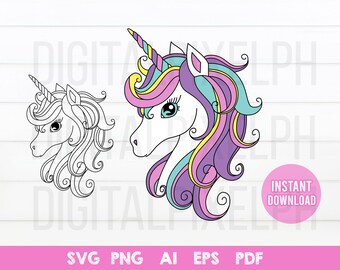 Download Unicorn Birthday Svg Unicorn Body Svg Cute Printable Unicorn Digital Download Unicorn Face Svg Unicorn Svg File Svg Instant Download Craft Supplies Tools Drawing Drafting Vadel Com
