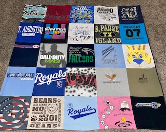 Adult T-shirt Blankets (custom listing)