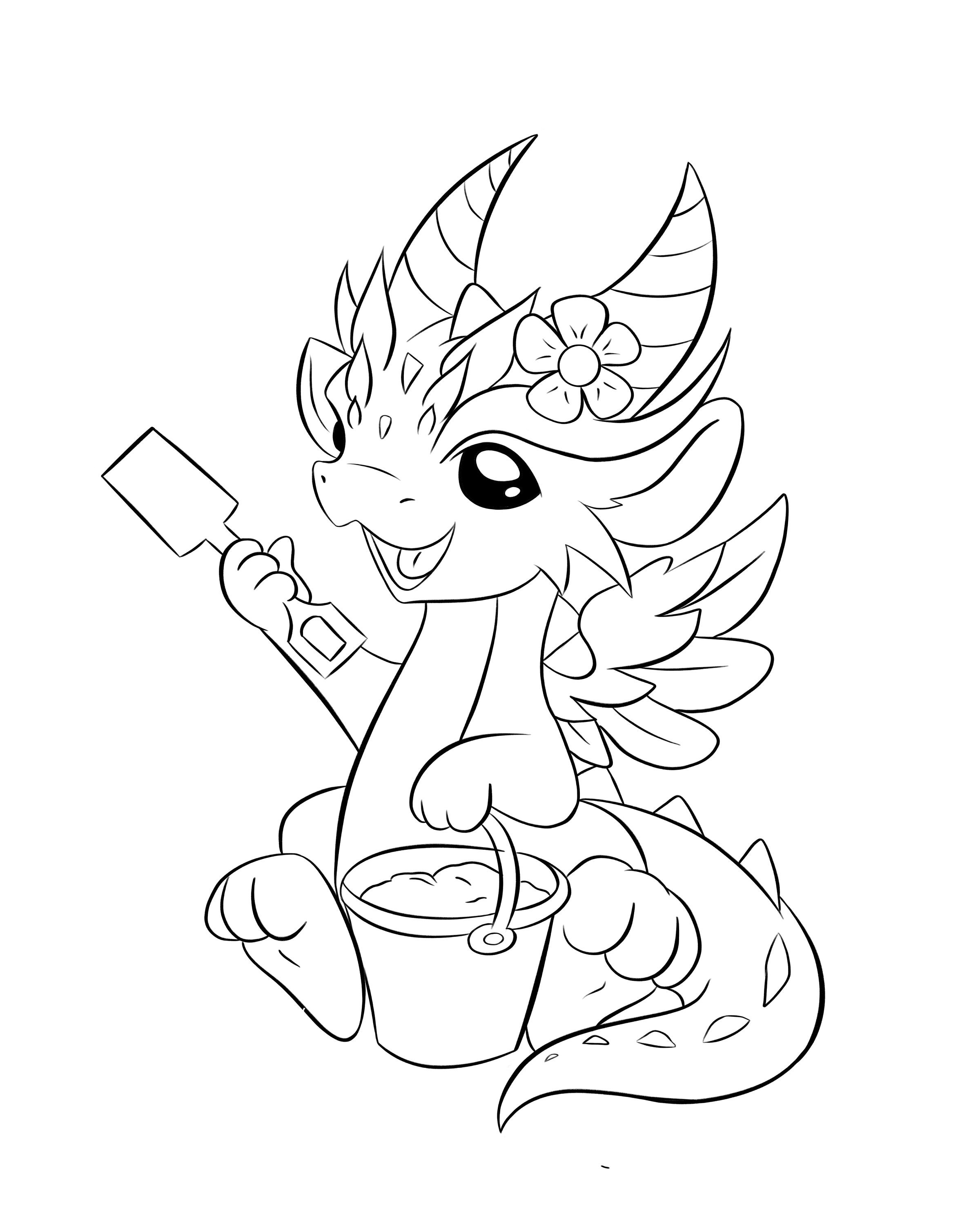 Dragons Coloring Pages Kids Coloring Pages Dragons Printable Coloring