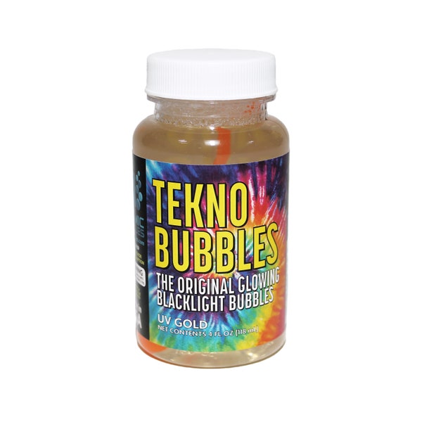 Tekno Bubbles - The Original Blacklight Bubbles - 4 oz