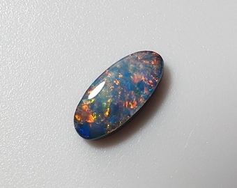 Bunte Australische Opal Doublette