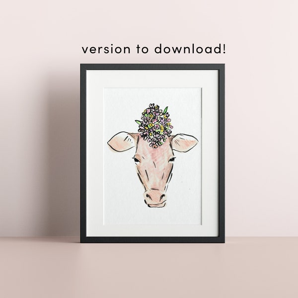 Swiss cow, digital version to download