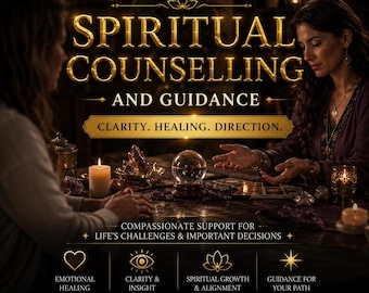 Spiritual Counselling Guidance Session, One to One Intuitive Reading via Message, Any Questions
