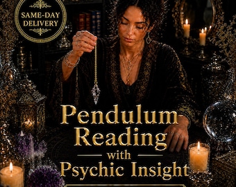 Pendulum Energy Phychic Reading, Yes Or No Answers, Detailed Spiritual Insight