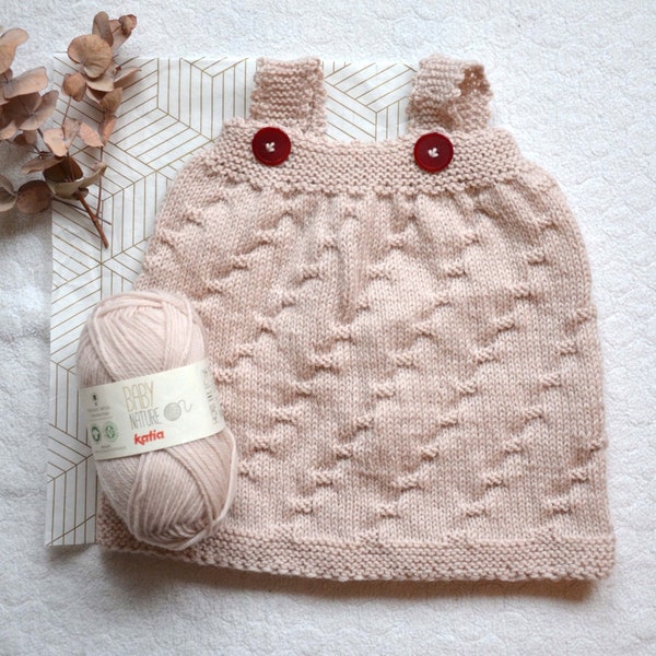 Strickkleid für Baby Größe 56