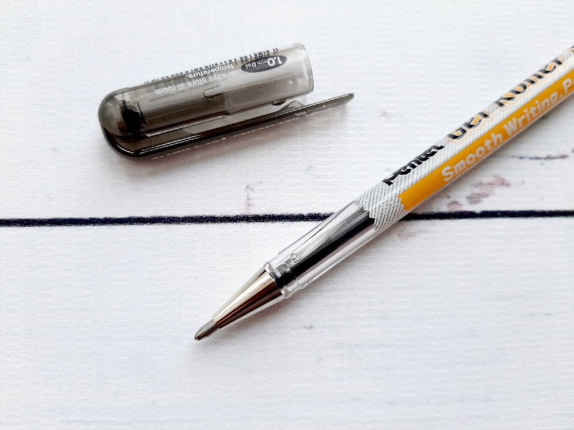 Pentel Gel Roller for Fabric Fabric pen Gel pen Etsy