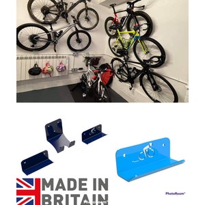 BIKE HANGER WALL Mount Pedal Wheel Holder Bracket  Display Rack - Road bike, spd pedals!