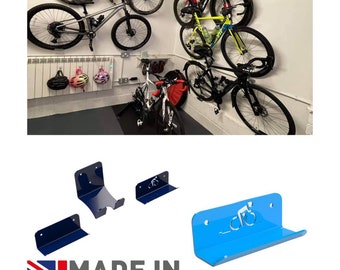 BIKE HANGER WALL Mount Pedal Wheel Holder Bracket  Display Rack - Road bike, spd pedals!