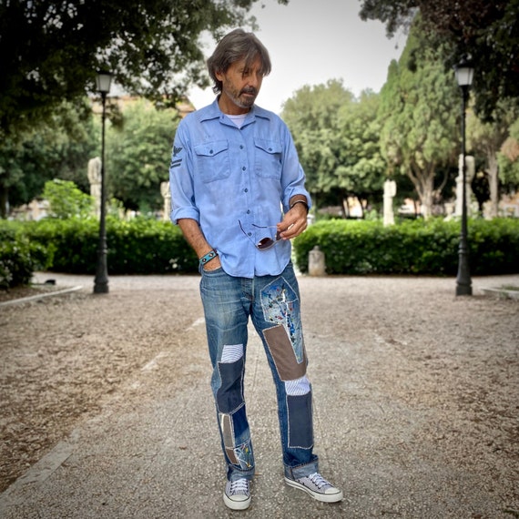 Levi's 501 W34 L34 Customized Jeans 