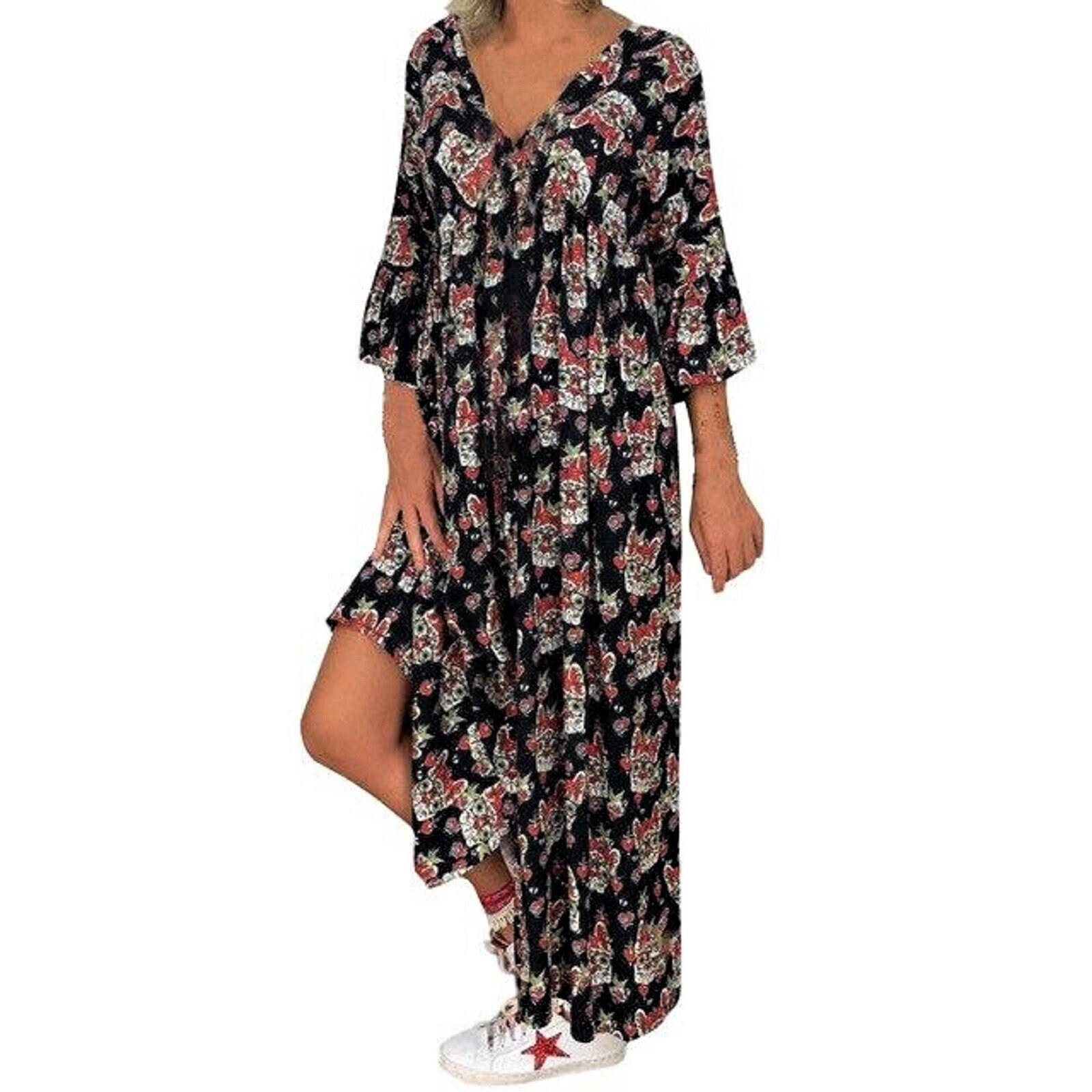 Casual Long Maxi Dress Loose Fit Perfect for Day or Evenings | Etsy