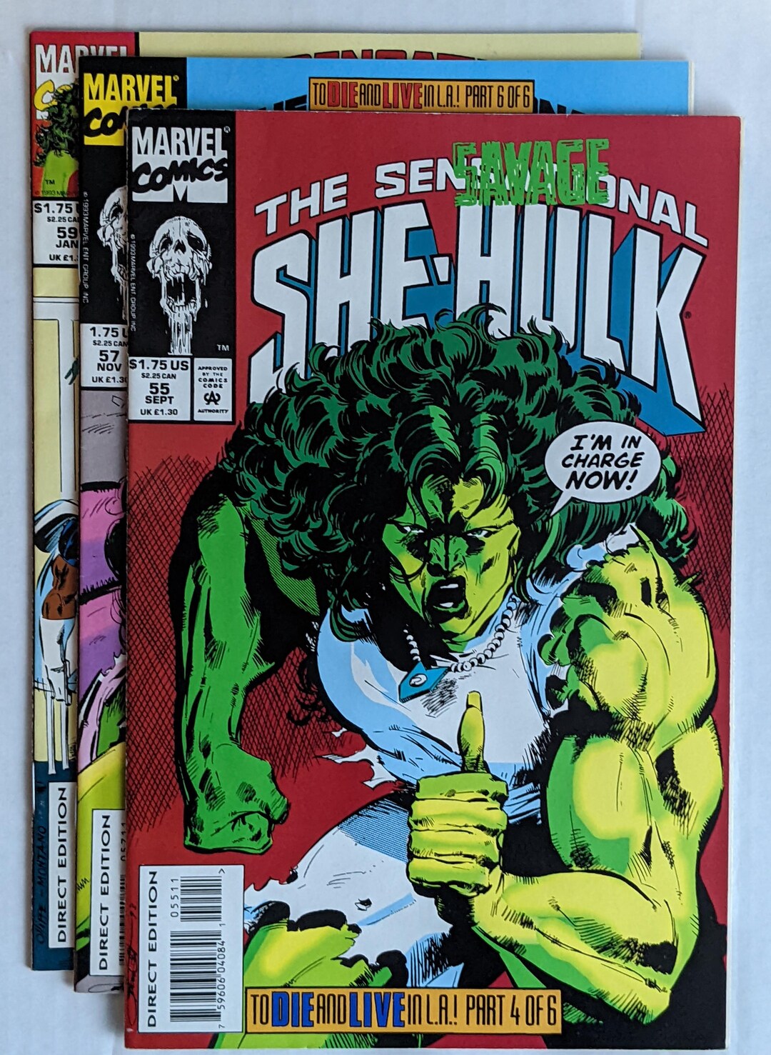 Sensational She-hulk 55, 57, 59 - Marvel Comics - Etsy