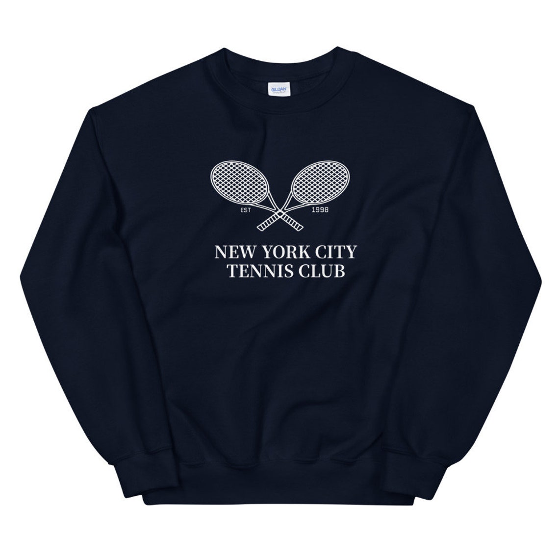 Vintage Inspired Unisex Crewneck Tennis Sweatshirt Tennis | Etsy