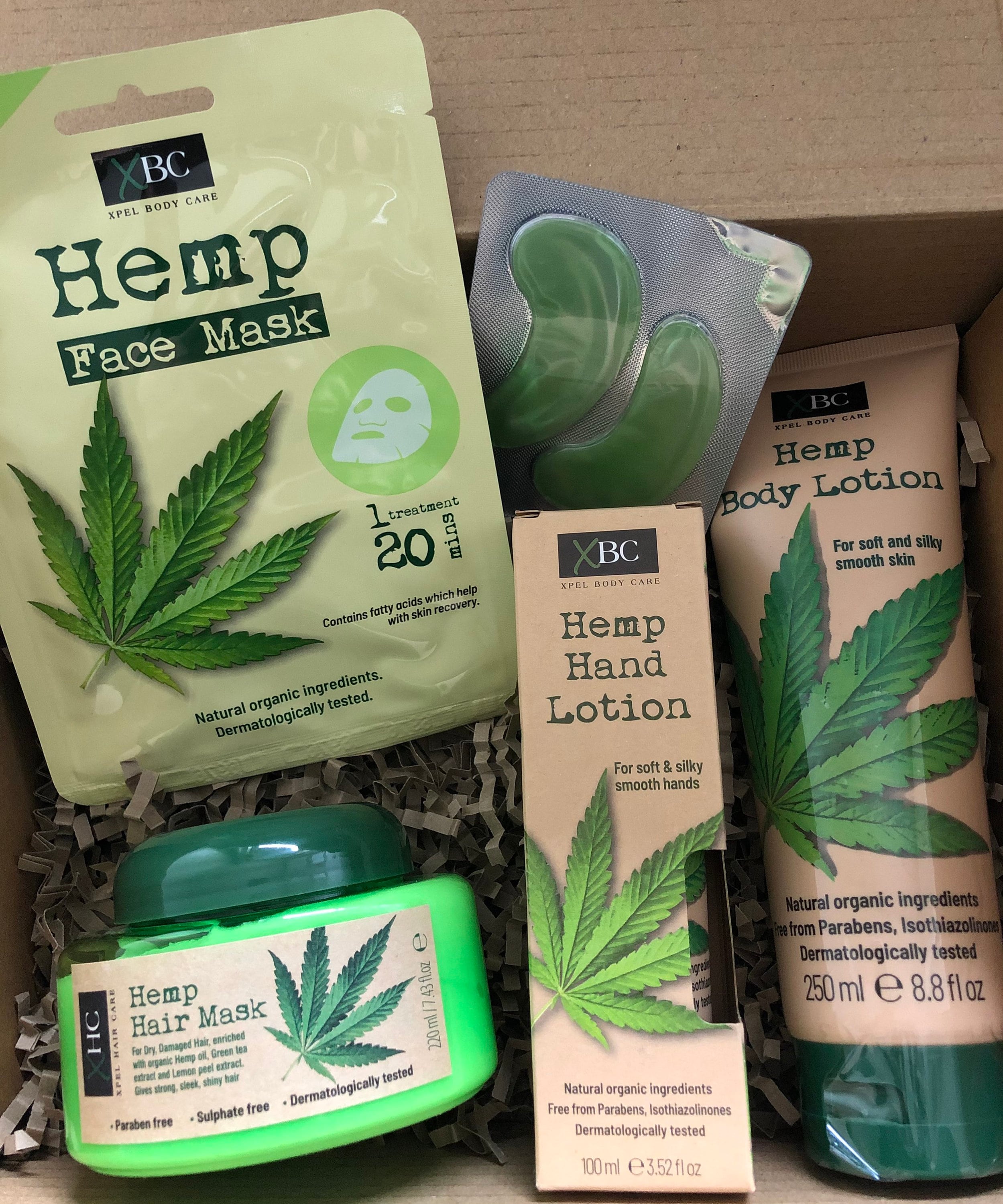 Hemp Spa Beauty Gift Set Self Care Body Lotion Shower Gel Hair Etsy