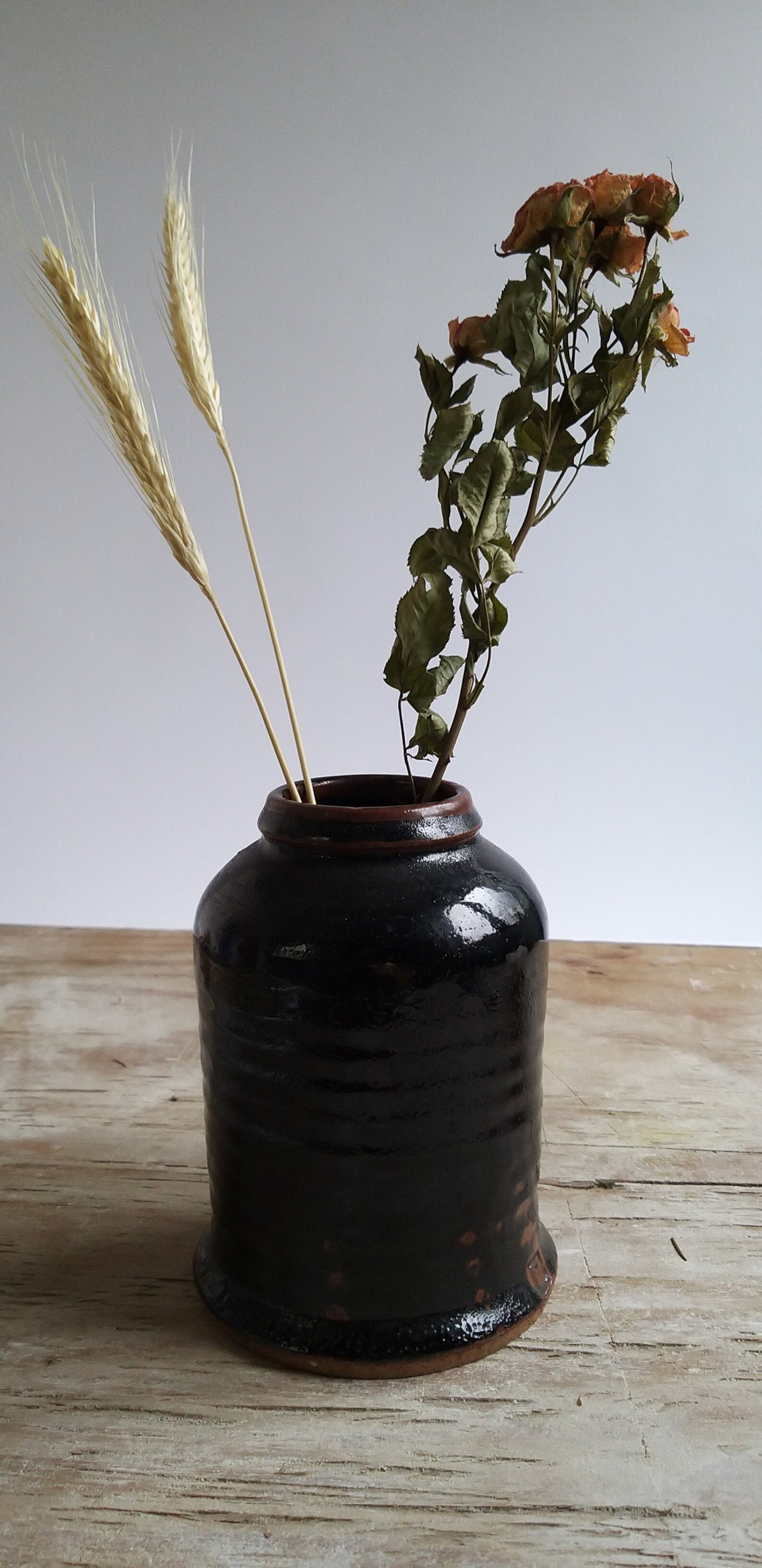 Vintage handmade vase Etsy