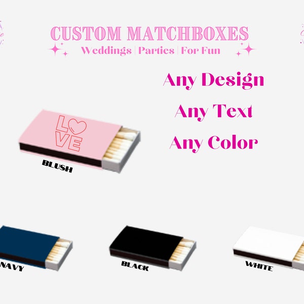 Custom Matchboxes - Etsy