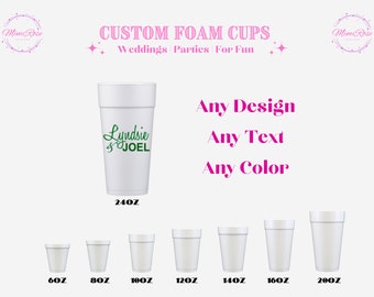SPEAR RIDGE 20J16 20OZ CUSTOM PRINT FOAM CUP WHT