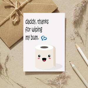 Luxe Happy Fathers Day Card | Vaderdag | Papa | Leuk | Grappig | Vaderdagcadeau | Toiletrol | Eerste vaderdagkaart | Gepersonaliseerd
