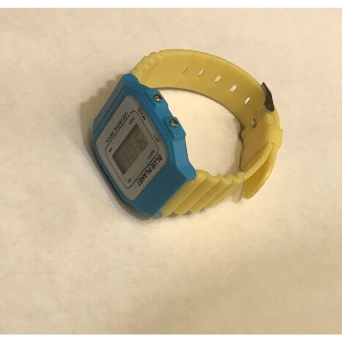 blue planet lcd digital watch