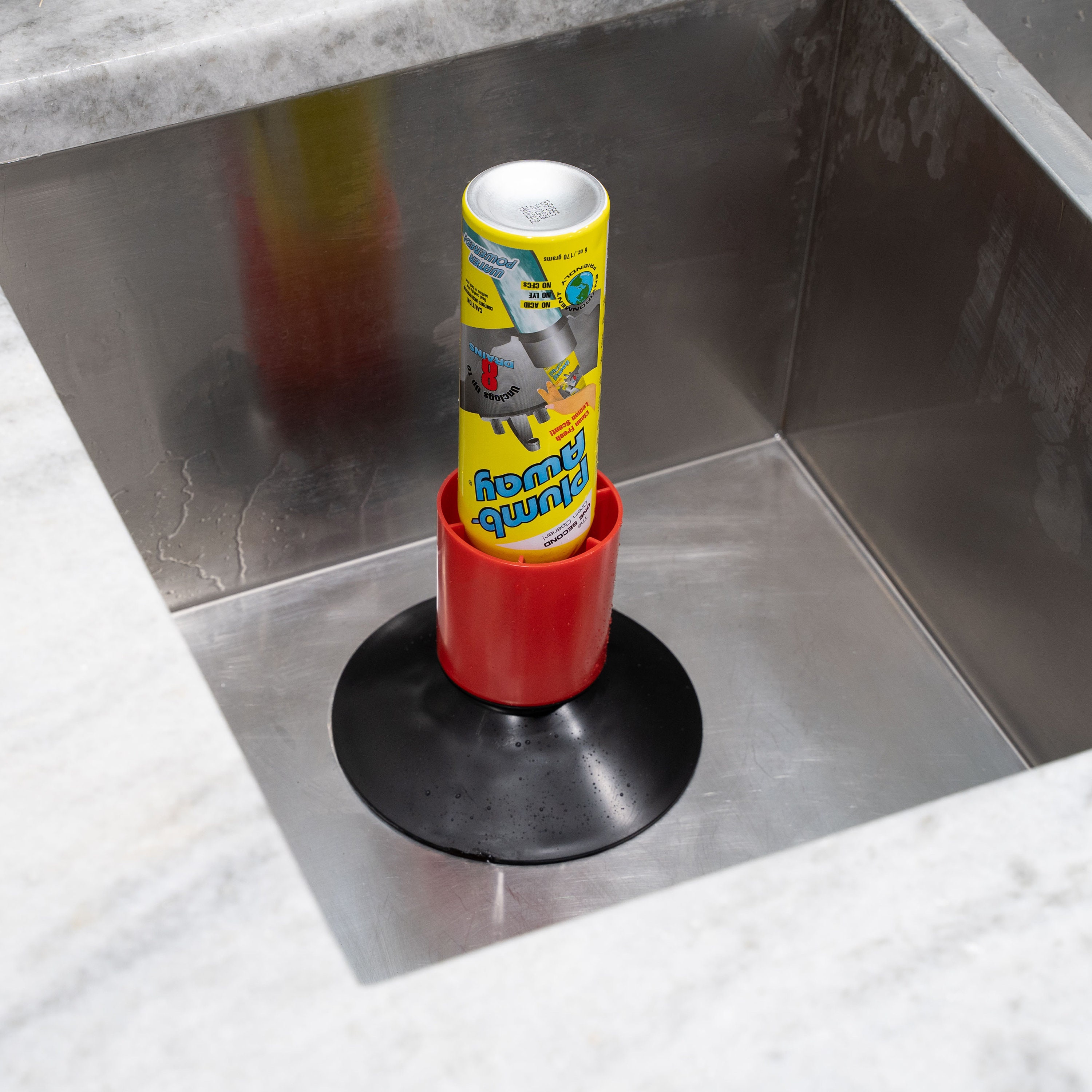 PLUMB-AWAY Instantly Unclog Toilet, Sinks & Shower Drains. the  Environmentally Friendly Home Drain Cleaner Solution Made in the USA 