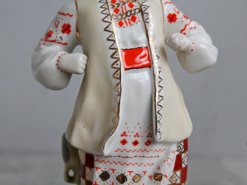 Ukrainian Porcelain Figurines Karas and Odarka Ukrainians Etsy