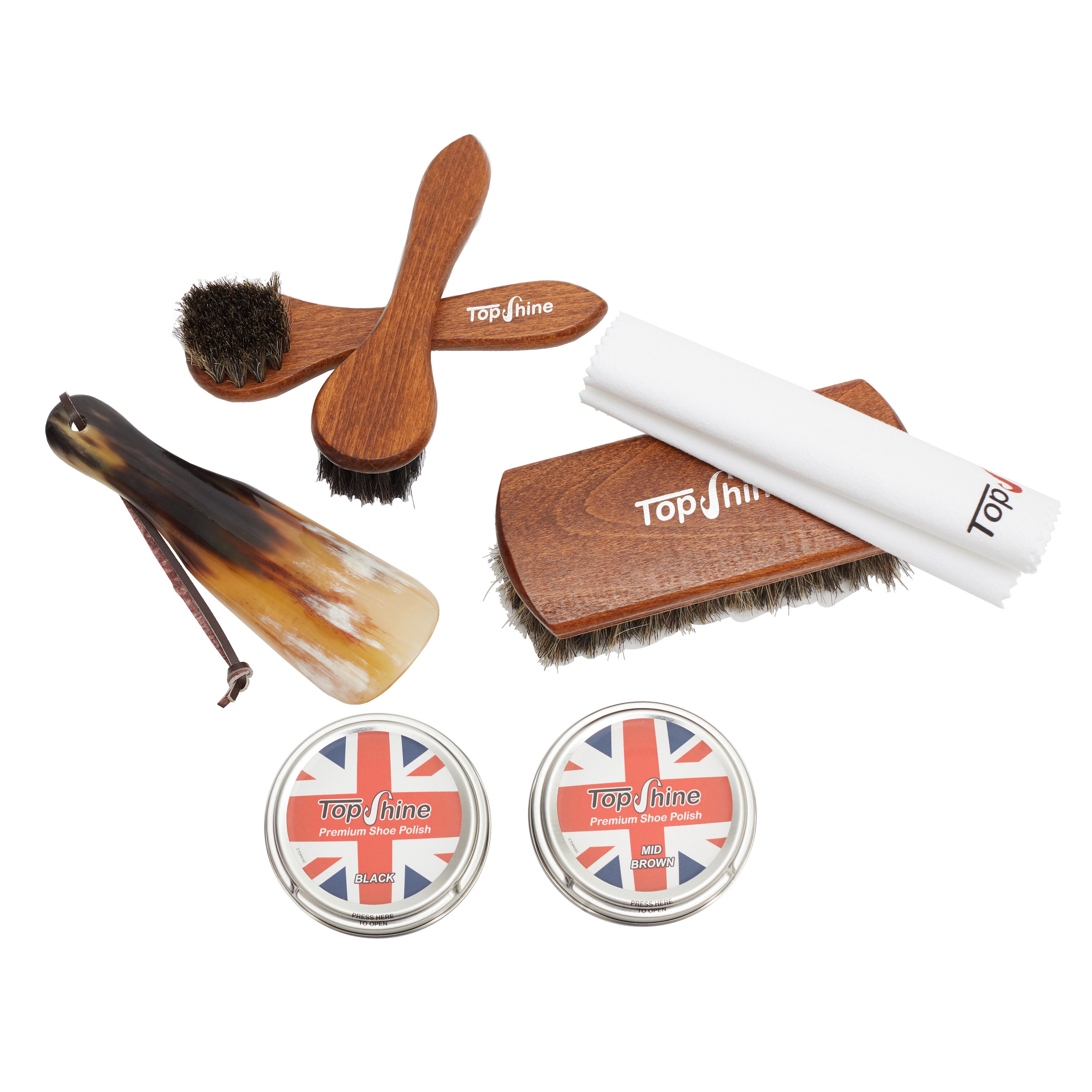 Professional Shoe Shine Kit Shoe Polish Kit Shoe Cleaning Etsy