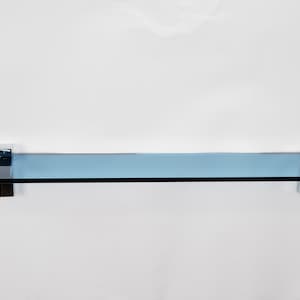 Dark Blue Glass Shelves, With Shelf Holder, Elegance, Modern Shelf, Multiple Sizes, For Living Room, Bar, Bathroom, etc