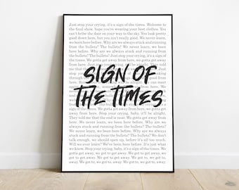 Harry Styles Sign of the Times Hot Custom Star New Print Poster 24x36 40 P-1472