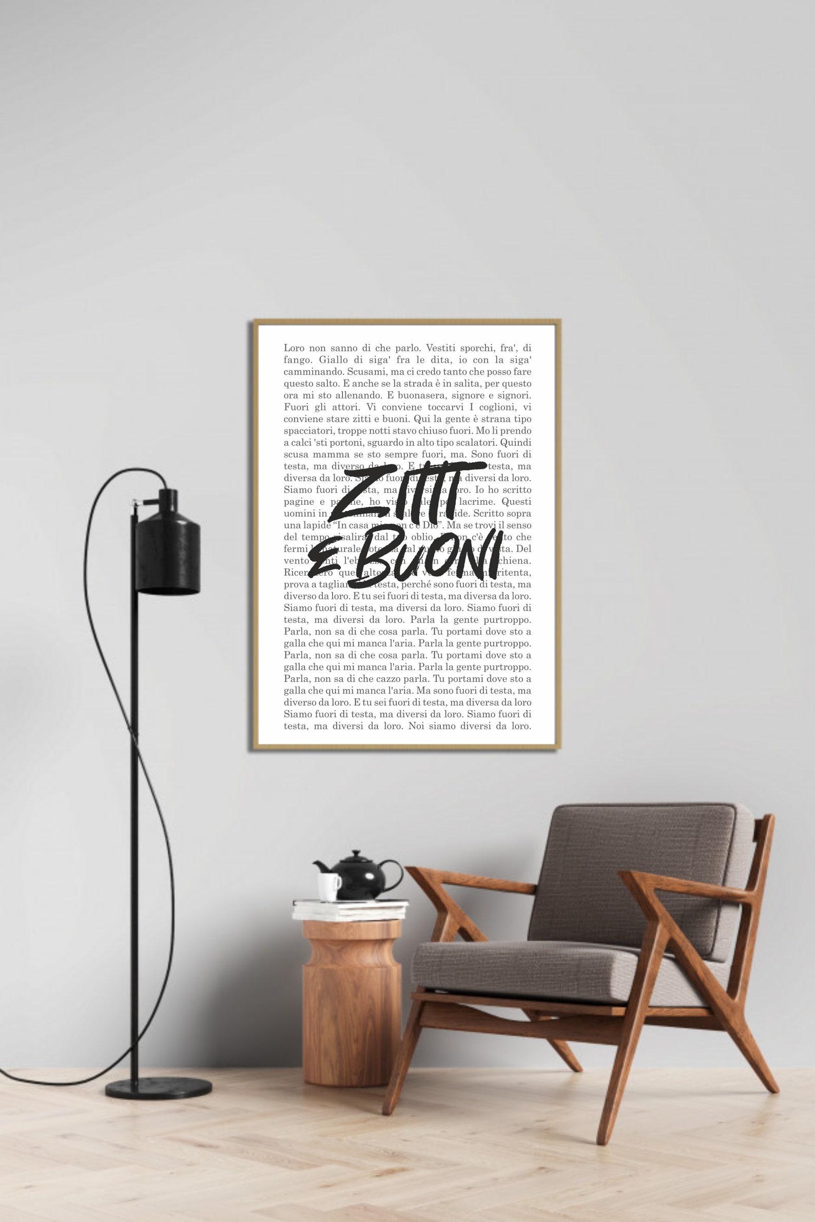 Printable Zitti E Buoni Poster / Zitti E Buoni Print / Etsy India