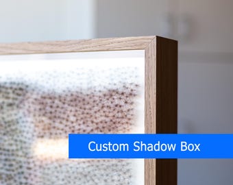Custom Shadow Box Frame DIY Kit – For Canvas, Art Panels, Art Boxes & More