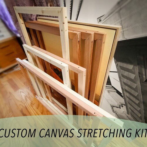 Custom Size Canvas Stretcher Bars 1 X 1.5 Stretchers DIY Etsy