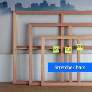 40&quot;x60&quot; stretcher bars for canvas | DIY canvas stretching bars | 60&quot; by 40&quot; frame